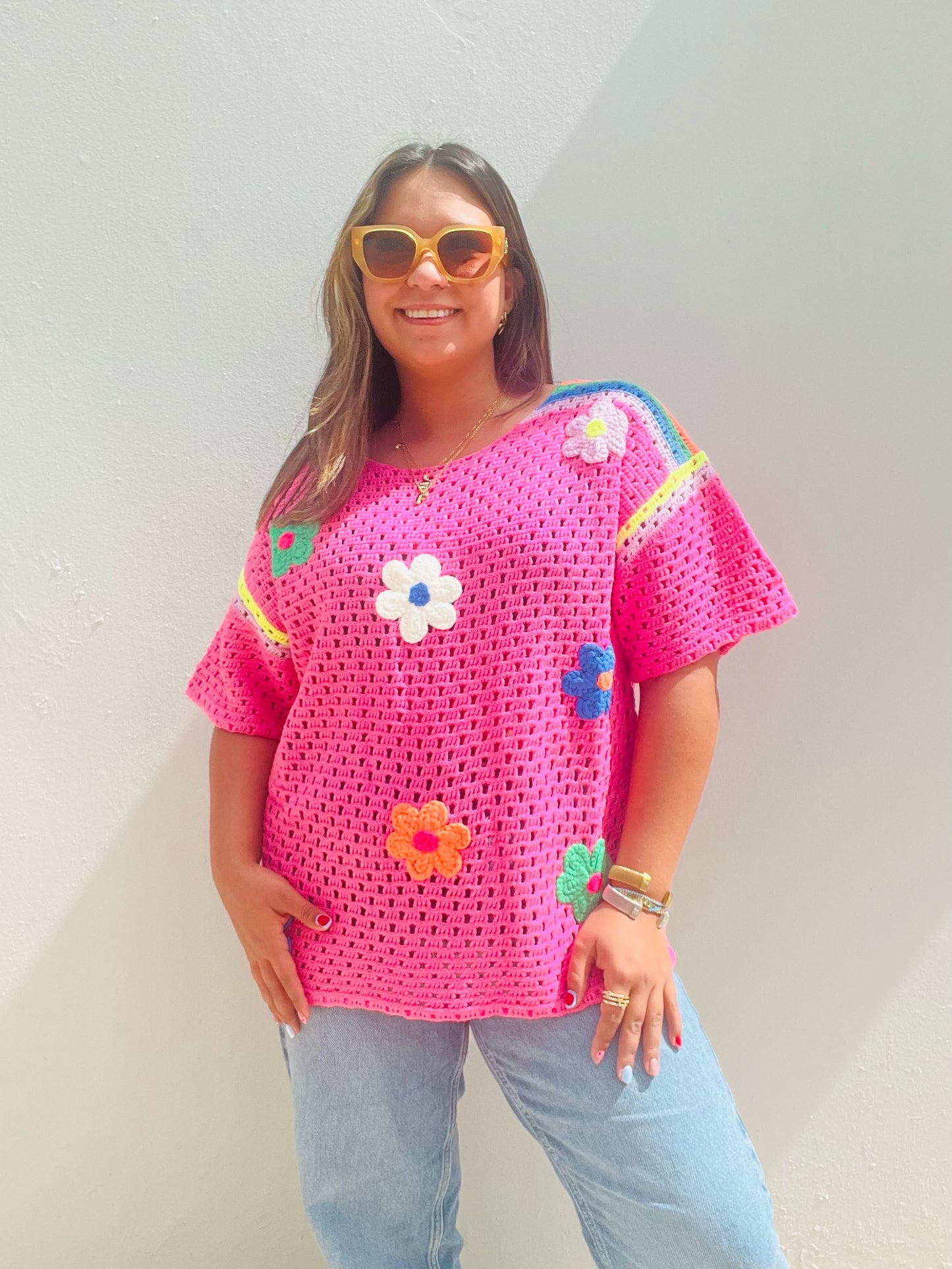Crochet Flower Top