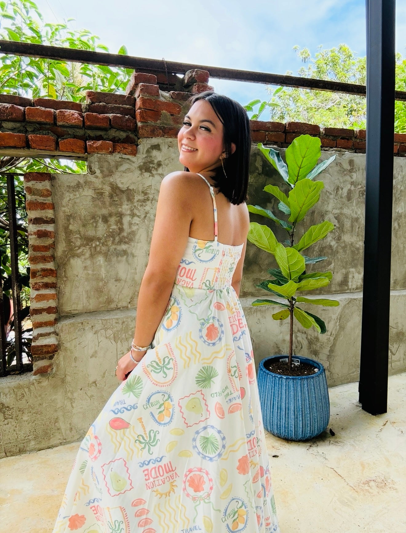 Tropical Maxi Dress
