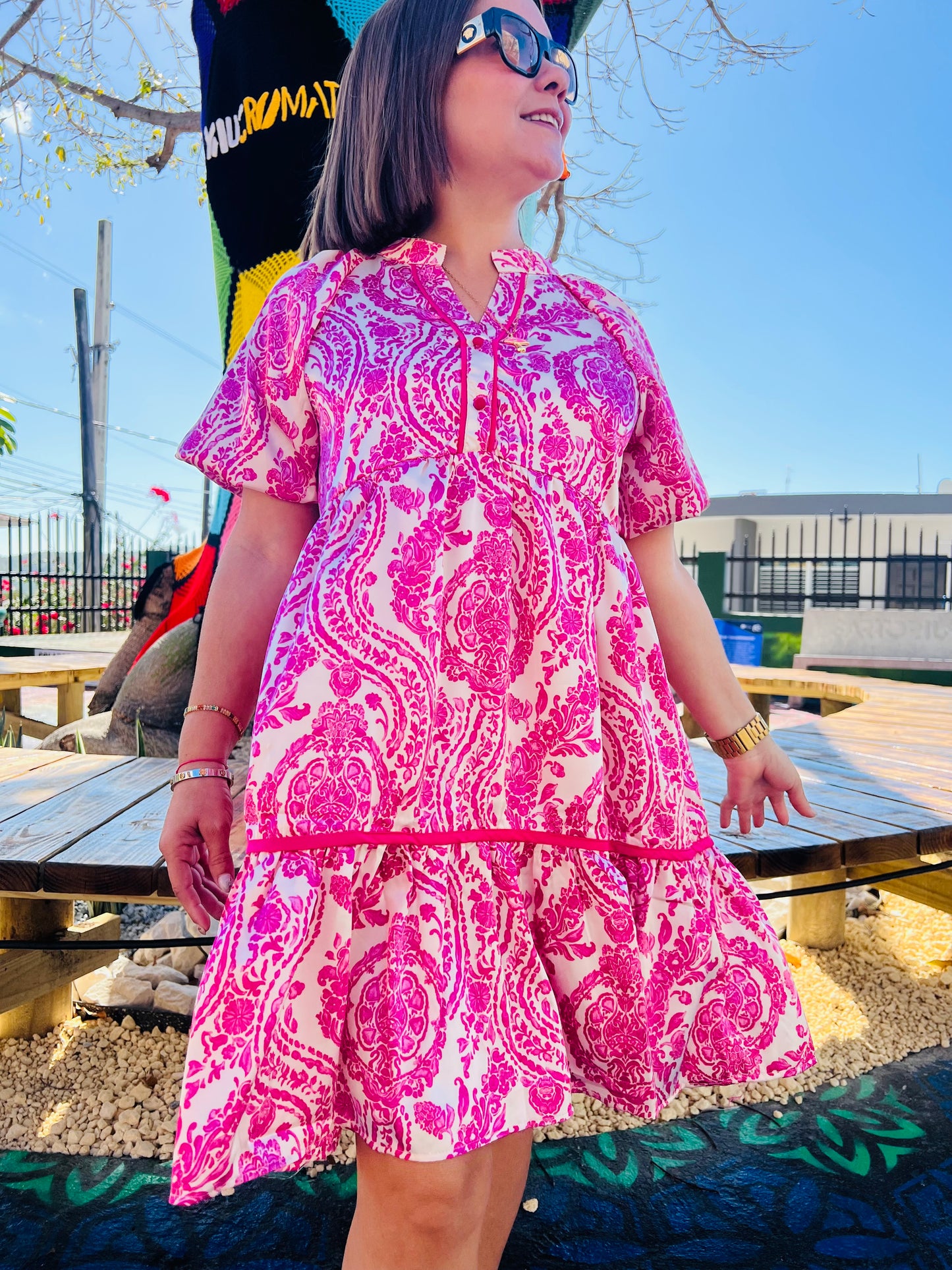 Magenta Dress