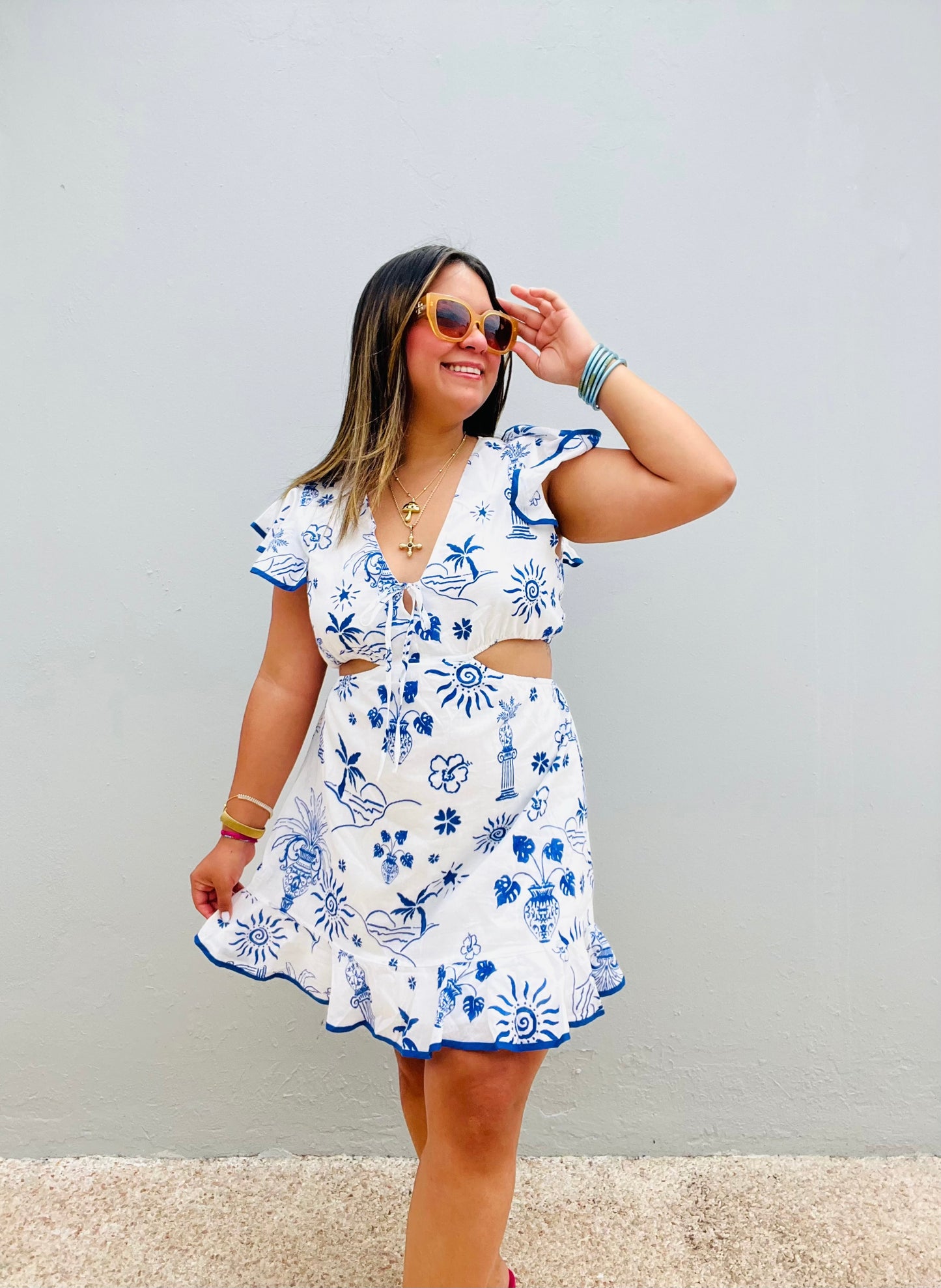 Cely Cut Out Dress