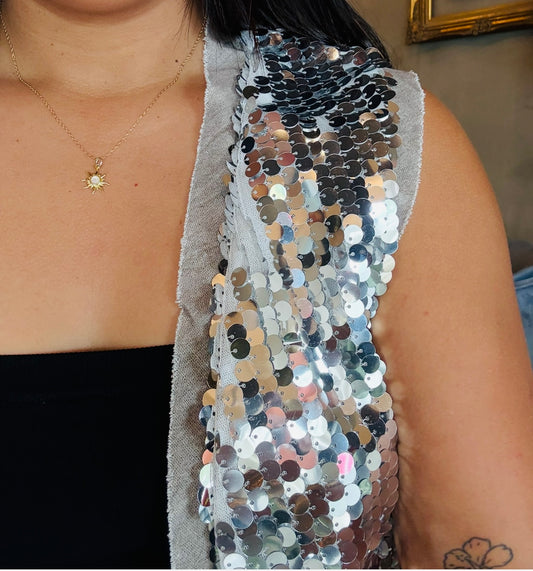 Sequin Vest