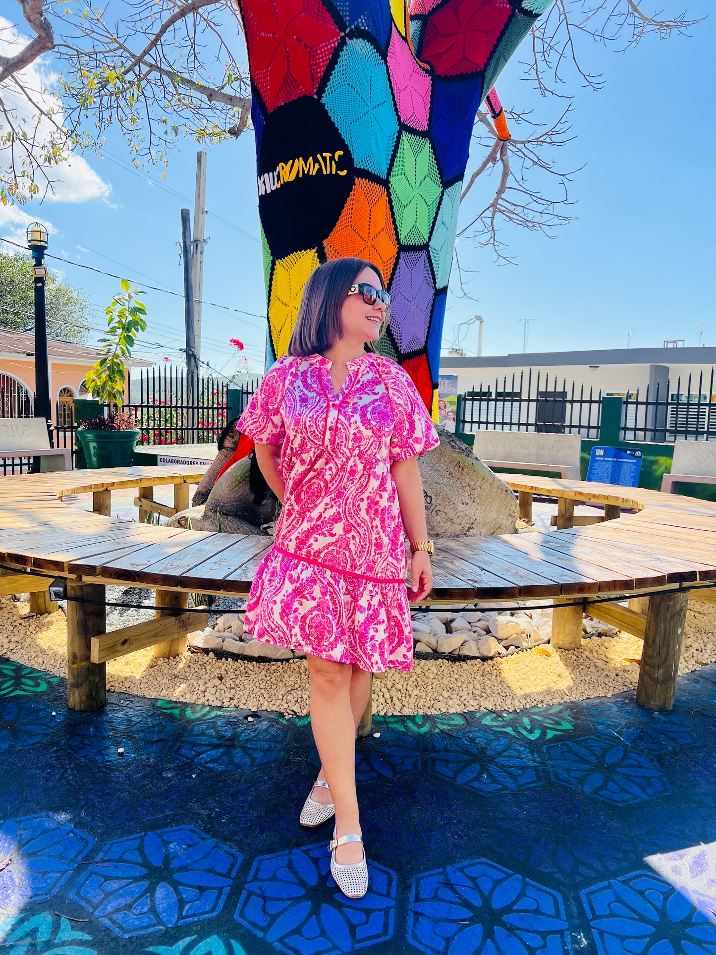 Magenta Dress
