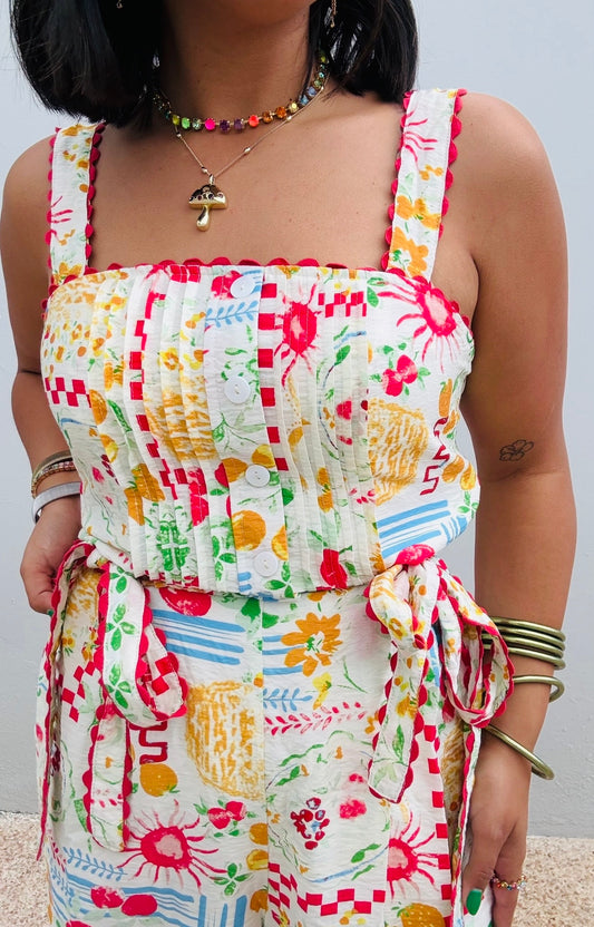 Scallop Trim Romper