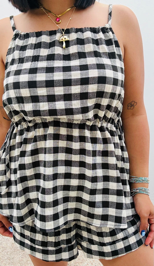 Gingham Short Set