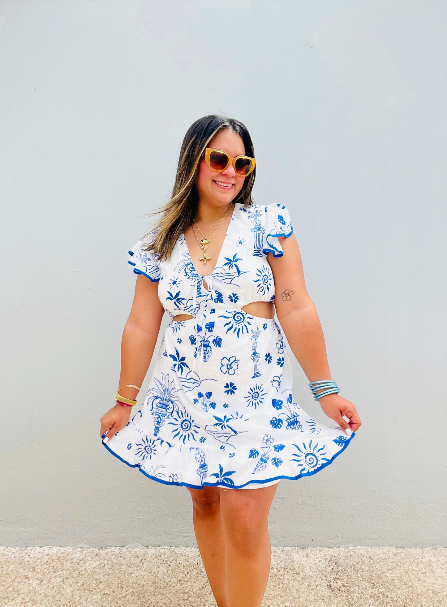 Cely Cut Out Dress