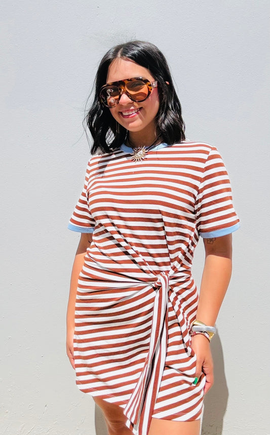 Striped Mini Dress