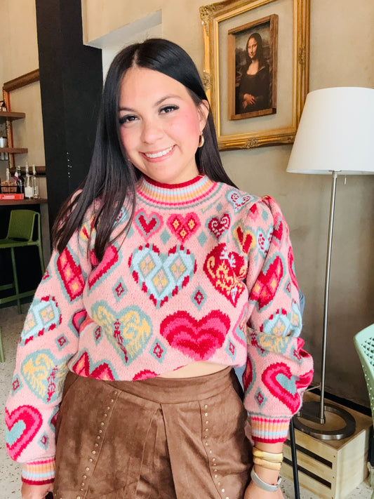 Balloon Sleeve Sweater