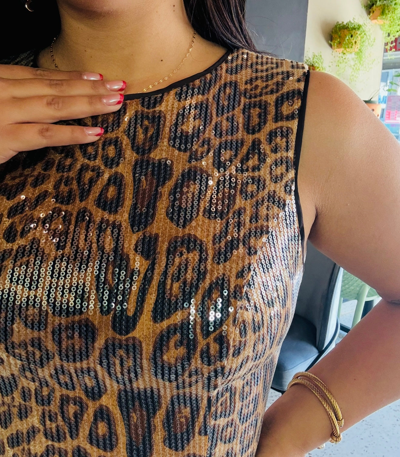 Wild Sequin Mini Dress