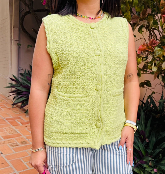 Sage Green Vest