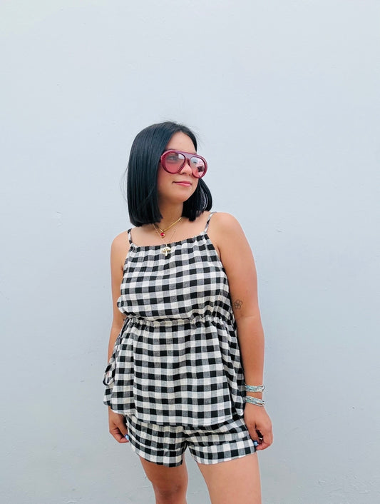 Gingham Short Set