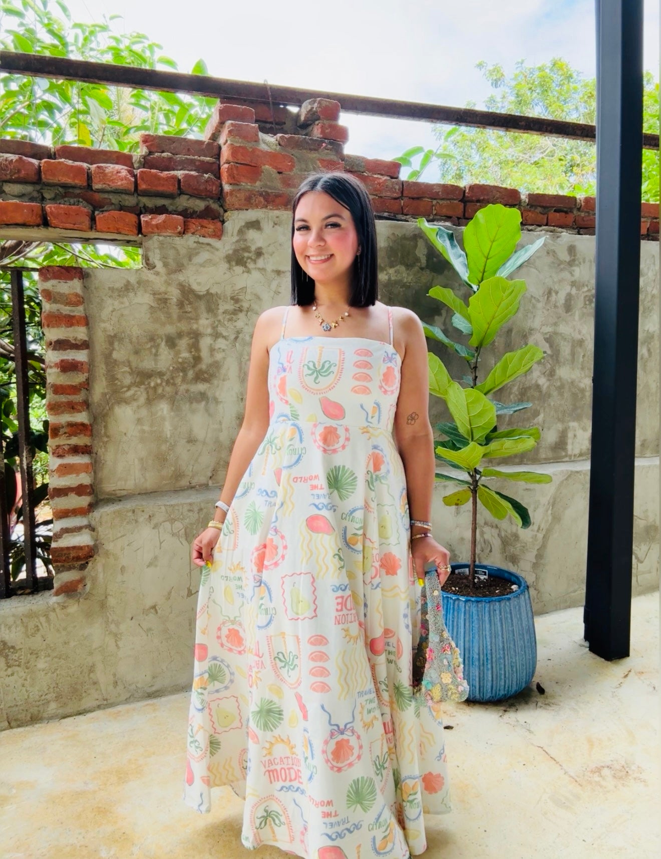Tropical Maxi Dress