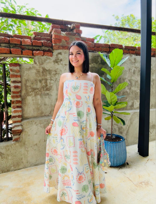 Tropical Maxi Dress