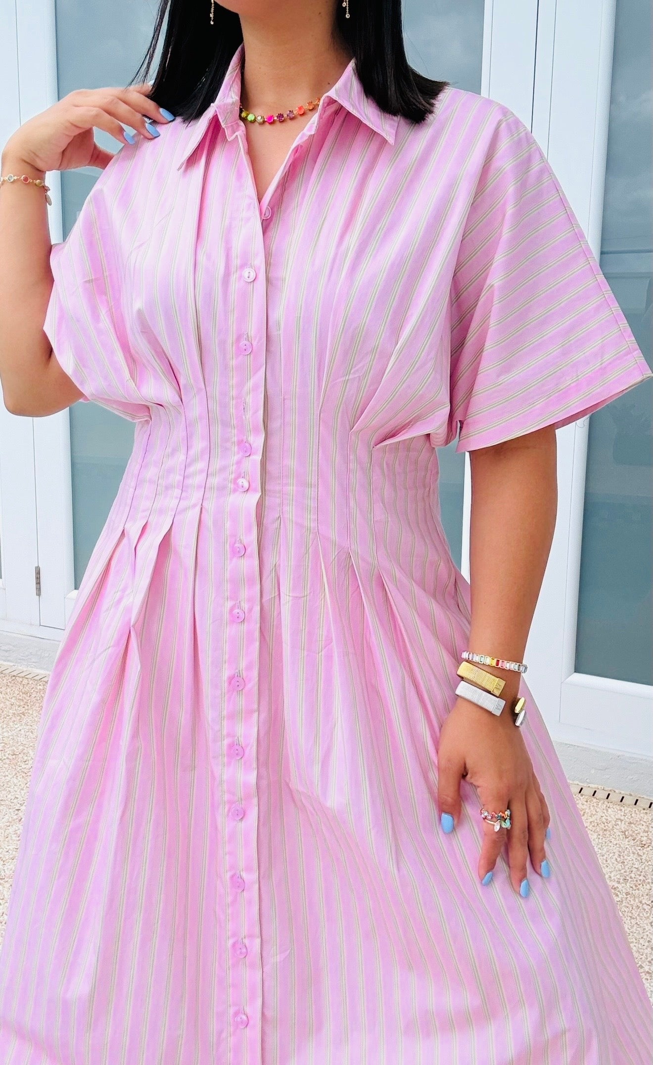 Multi Stripe Dress