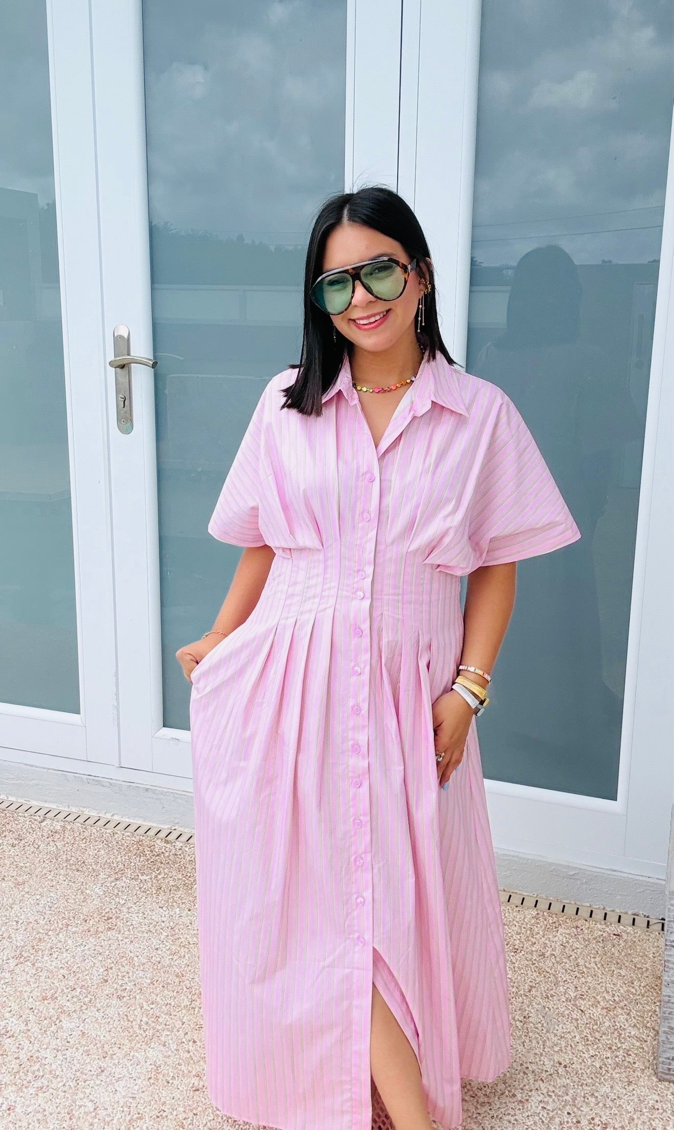 Multi Stripe Dress