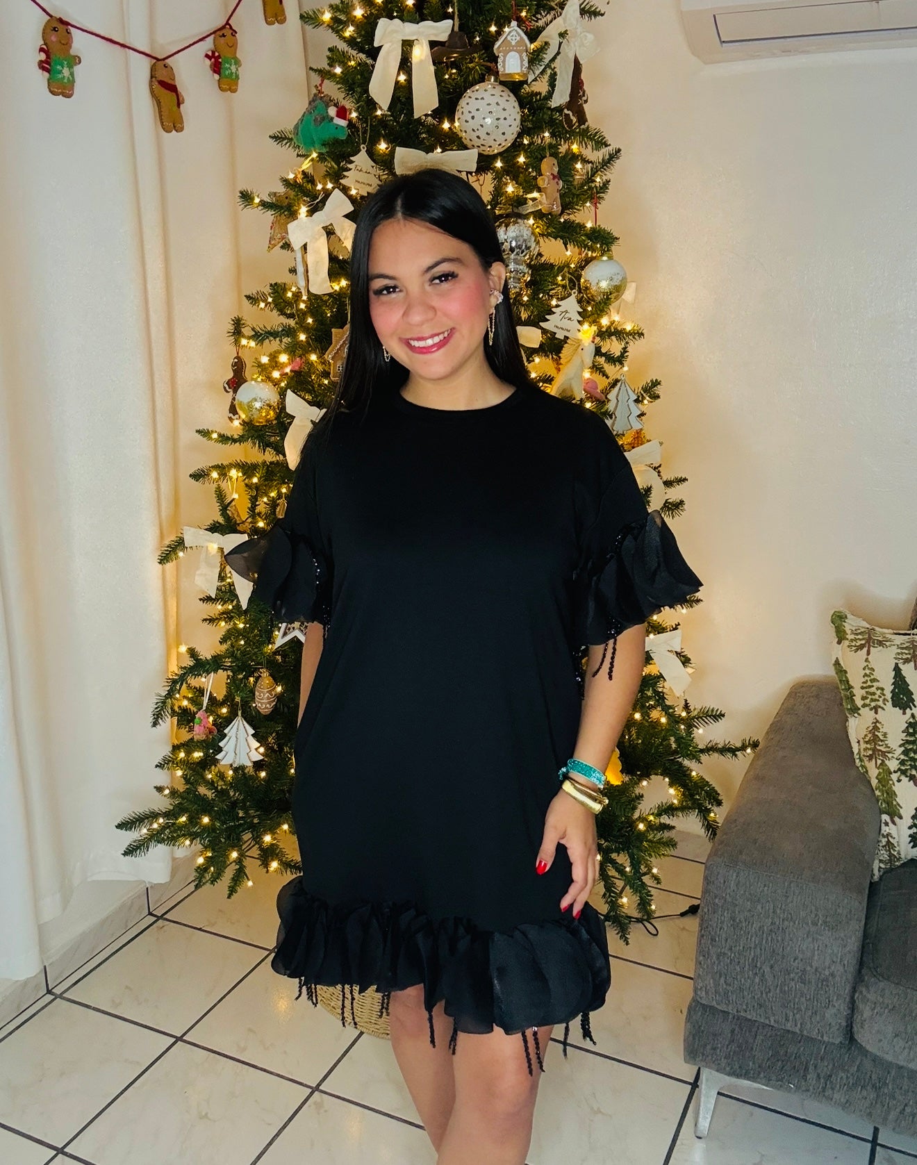 Layered Frill Dress