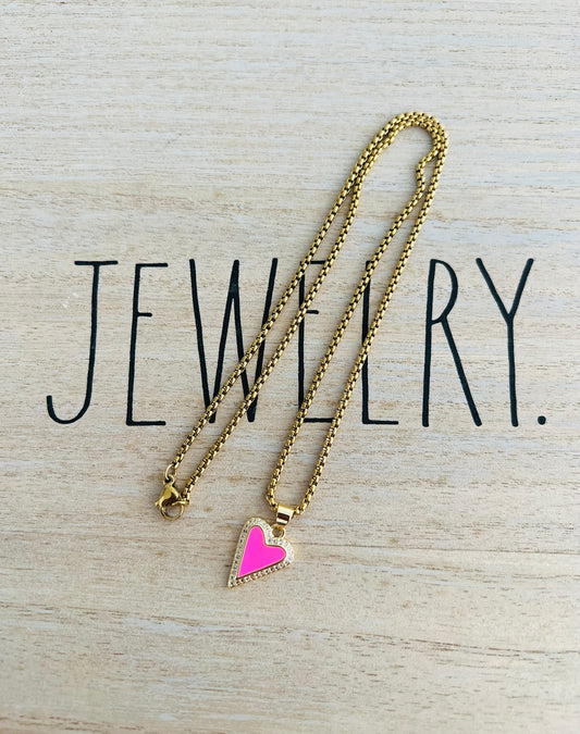 PINK LOVE NECKLACE